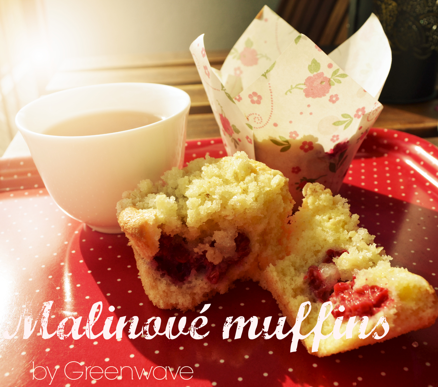 Malinové muffins by Greenwave